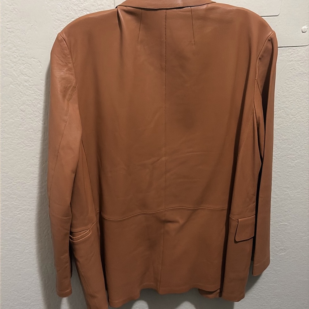 Theory Leather Blazer - Picture 4 of 9